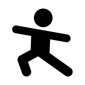運動をしている人の画像